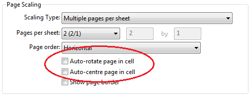 page scaling - cell