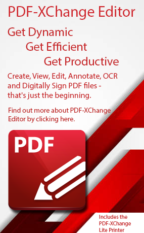 PDF-XChange Editor - Get Dynamic, Get Efficient, Get Productive!