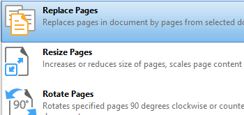 Replace Pages