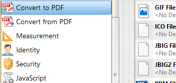 Convert Files to/from PDF