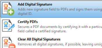 Digitally Sign Documents