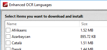 Update OCR Languages and Spell Check Dictionaries without a Restart