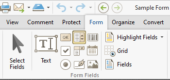 Add List Box Fields to Documents