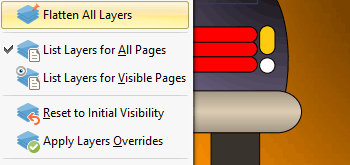 Flatten Layers to Base Content