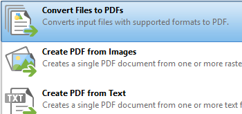 Convert Files to PDF