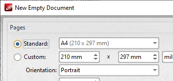 Create a New PDF File