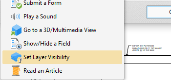 'Set Layer Visibility' Action Added for Form Fields and Links