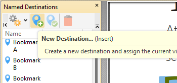 Auto-Fill Named Destinations from Selected Text