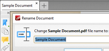 Updated Rename Document Feature