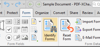 Identify Forms Automatically