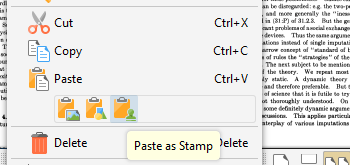 Paste Copied Content as a Stamp