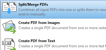 Split/Merge PDF Files